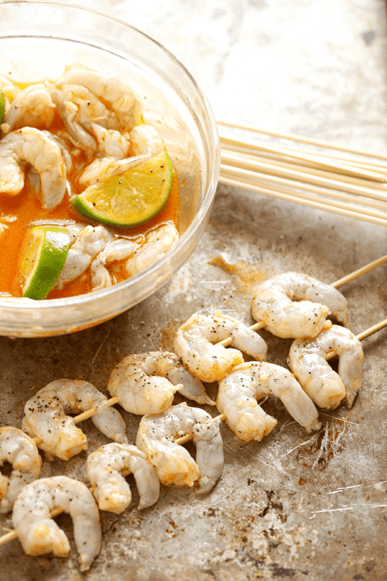 Easy Grilled Shrimp Marinade - Fit Foodie Finds