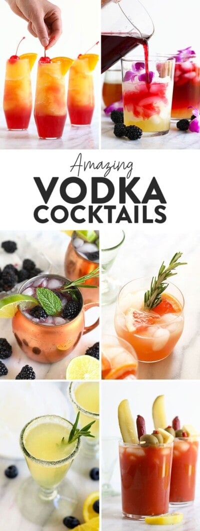 15+ Vodka Cocktails (+ Vodka Soda Lime recipe) - Fit Foodie Finds