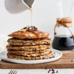 healthy chocolate chip pancakes