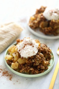 Apple crisp recipe.