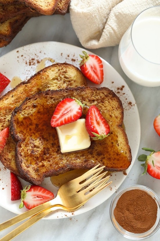 Simple Oven French Toast Recipe Fit Foodie Finds