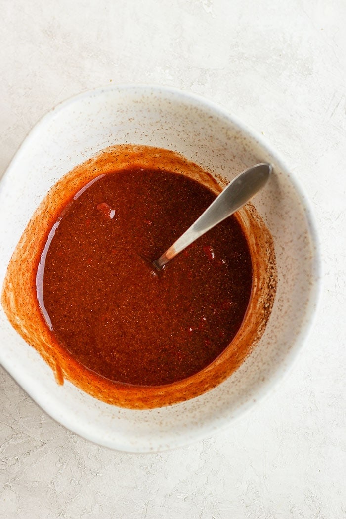 healthy sloppy joe sauce in a bowl