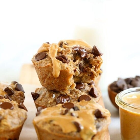 oatmeal cups with peanut butter