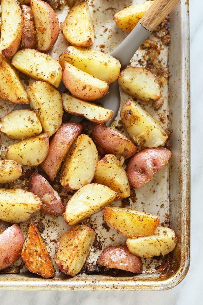 Oven Roasted Red Bliss Potatoes - Fresh April Flours