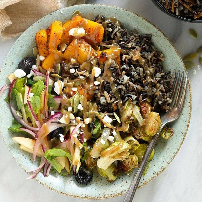 vegetarian harvest grain bowl