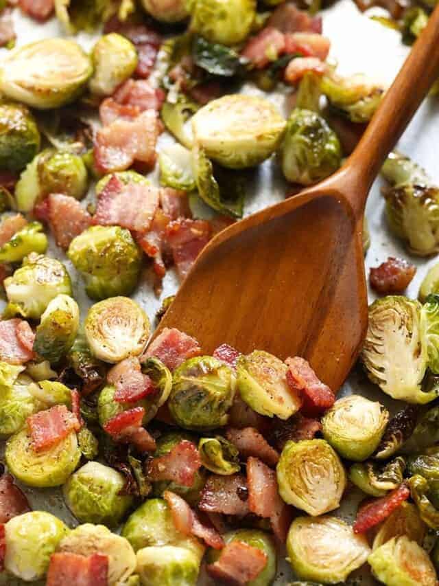 Roasted Brussel Sprouts With Bacon Fit Foodie Finds