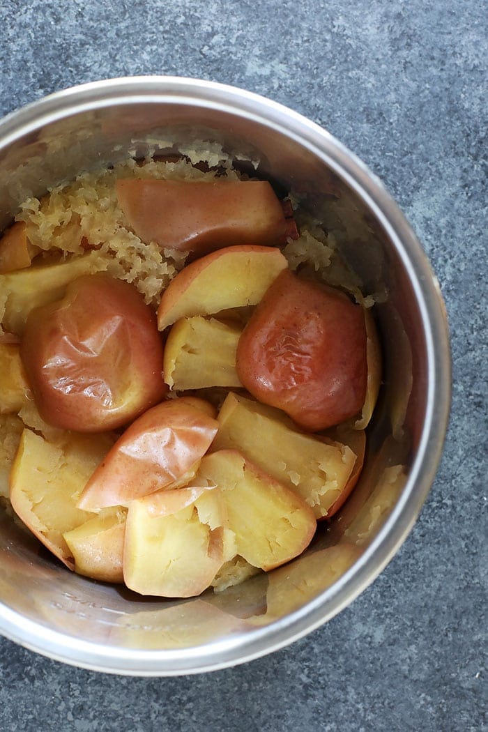 cooked apples in instant pot
