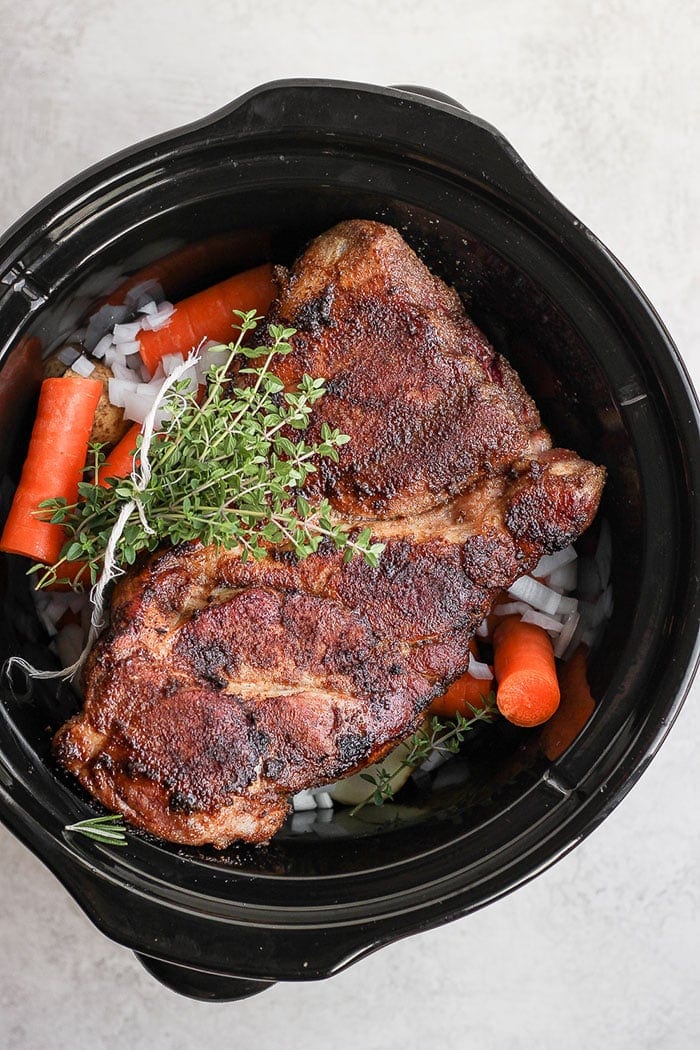 The Best Slow Cooker Pork Roast Easy Flavorful Fit Foodie Finds