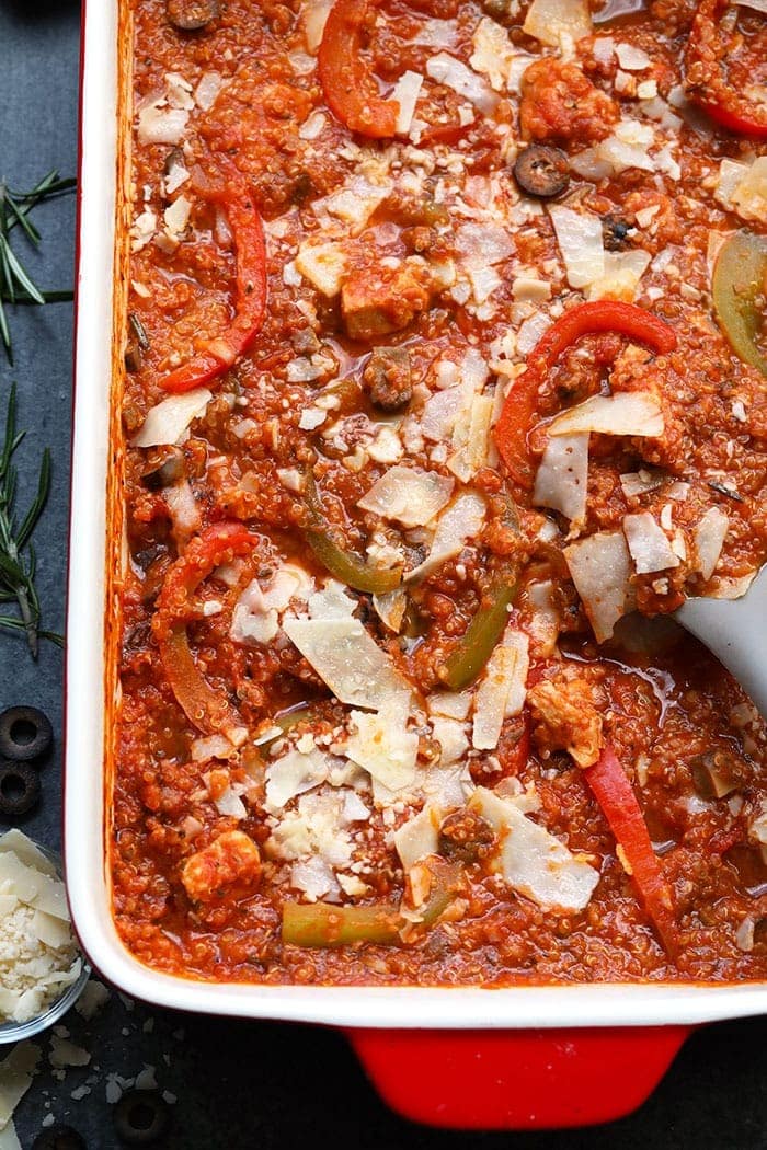 Chicken Cacciatore Casserole