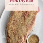 pork rub pin