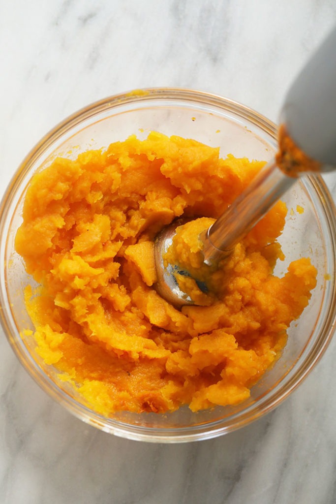 Homemade Butternut Squash Puree - Fit Foodie Finds