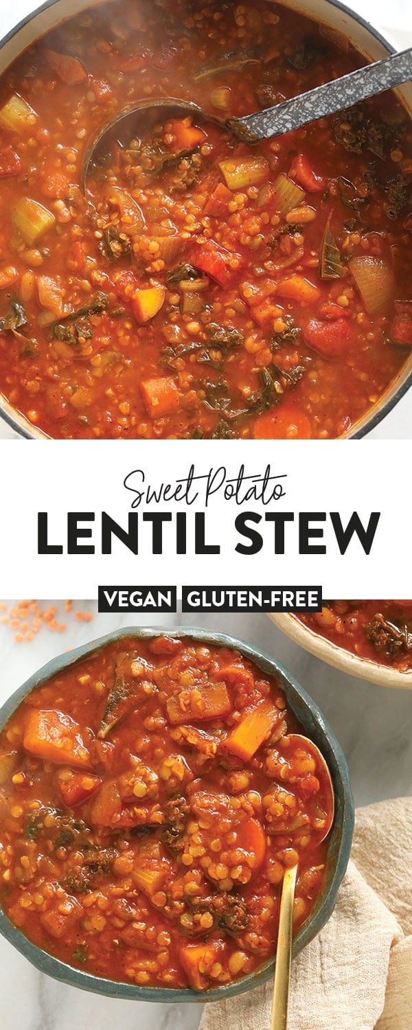 Sweet Potato Lentil Stew (Healthy + Easy!) - Fit Foodie Finds