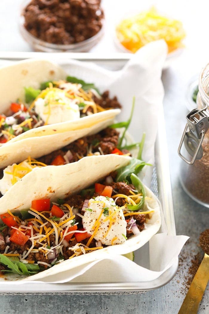 Ground Beef Tacos - JoyFoodSunshine