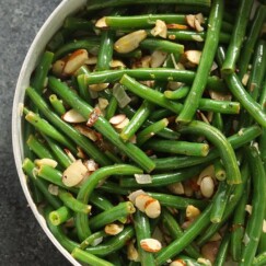 Green Beans Almondine (w/ Lemon Zest) - Fit Foodie Finds