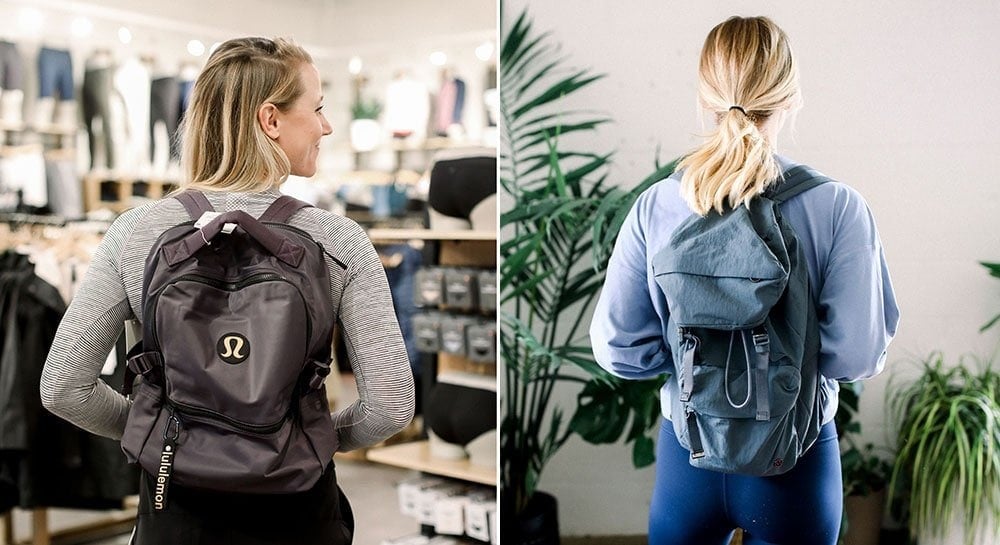 lululemon fall backpacks from fit foodie finds