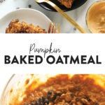 pumpkin baked oatmeal pin