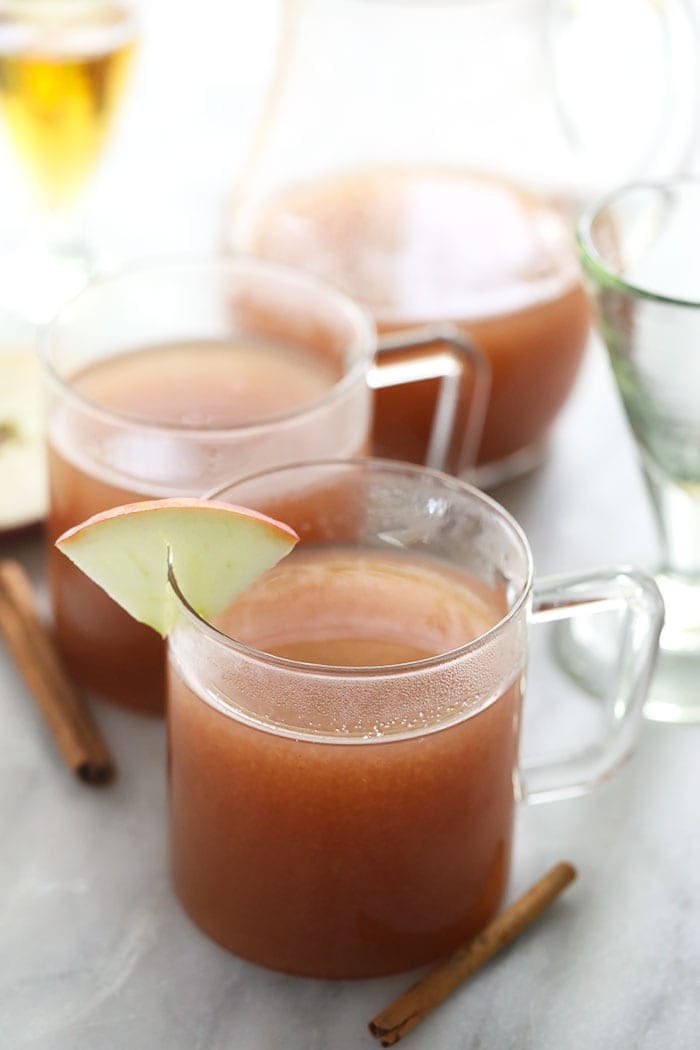 temps are dipping just enough to roll out our first hot drink of the year!  grab a Spiked Apple Cider at either location