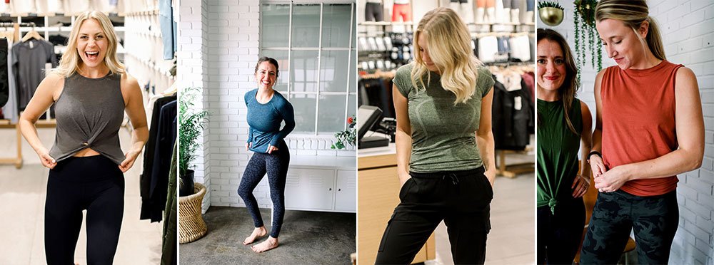 lululemon fall workout tops from fit foodie finds