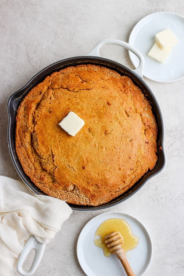 Skillet Cornbread - One Happy Housewife