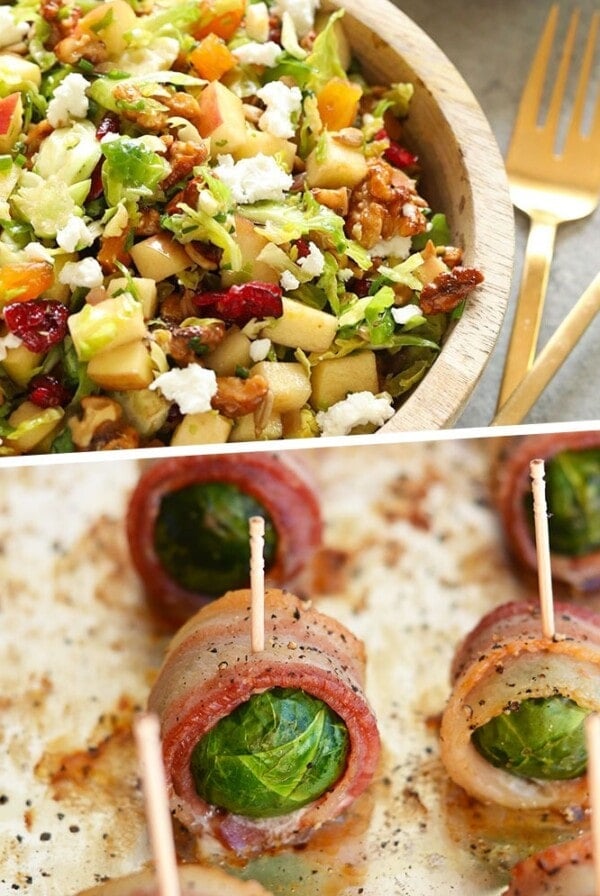 Brussels sprouts and bacon recipe.