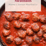Mom's Italian meatballs at their best.