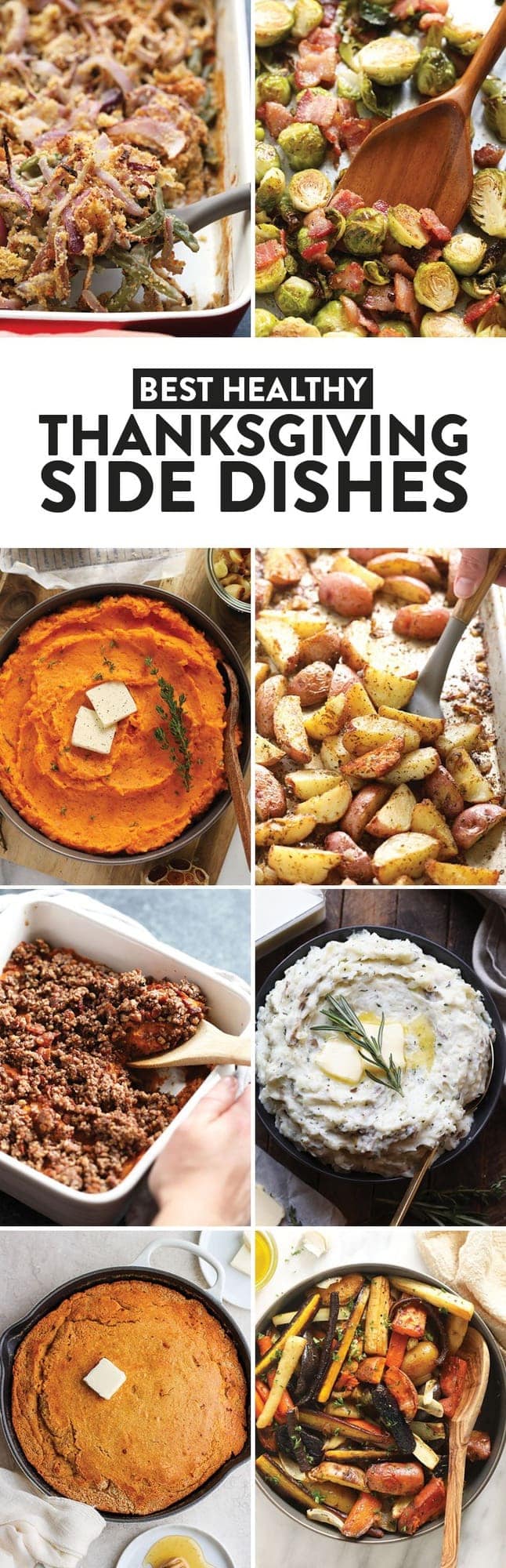 Healthy Thanksgiving Sides (salads, potatoes + more!) - Fit Foodie Finds