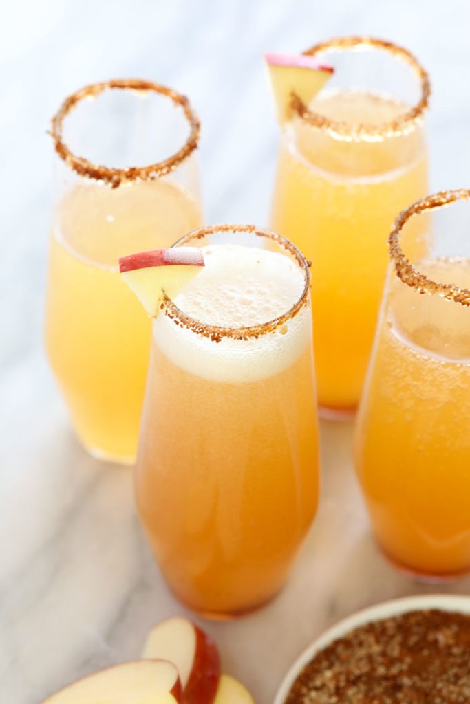 Apple Cider Champagne Cocktail