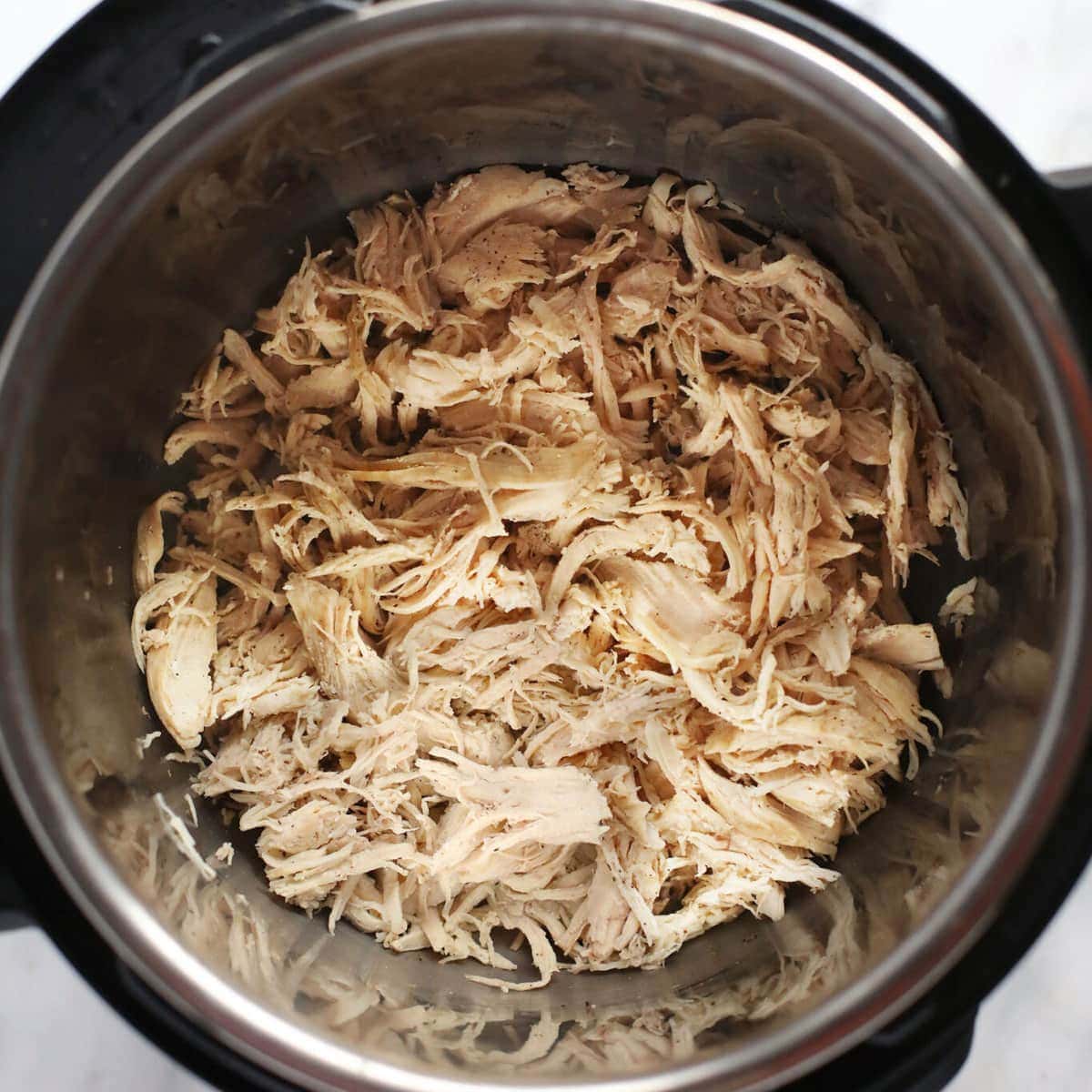 Instant Pot Shredded Chicken  Fresh or Frozen Breasts or Thighs