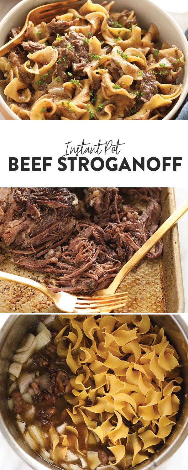 instant pot beef stroganoff