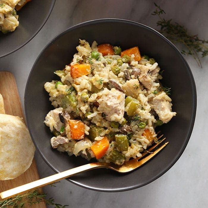 chicken pot pie casserole