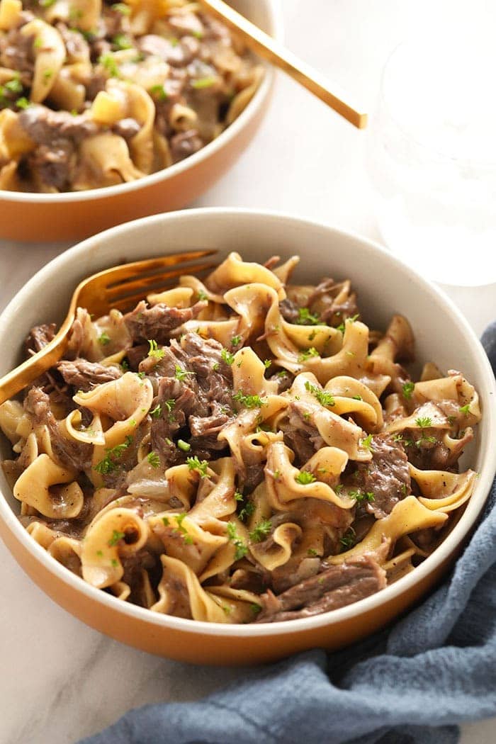 Instant pot best sale creamy beef stroganoff