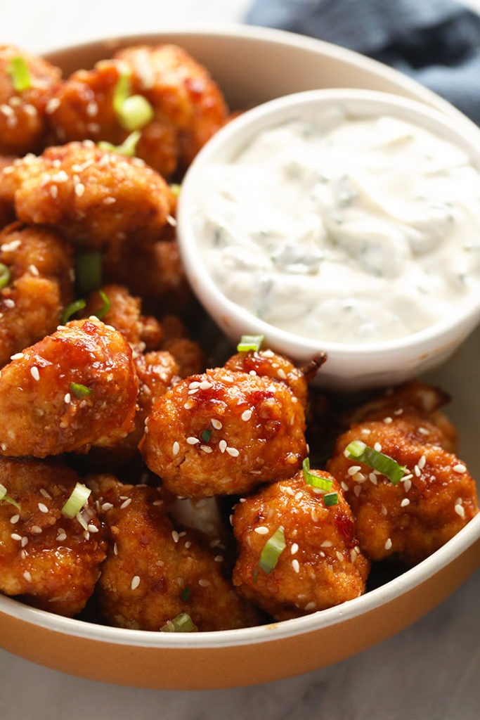 Aisan Zing Cauliflower Wings (Perfect for Game Day!) - Fit Foodie Finds