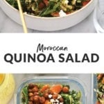 Moroccan quinoa salad recipe.