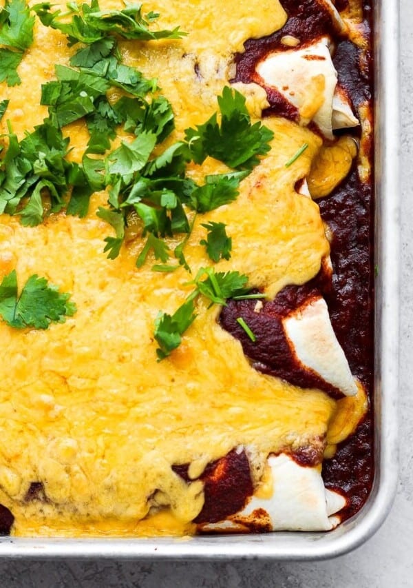 enchiladas in pan