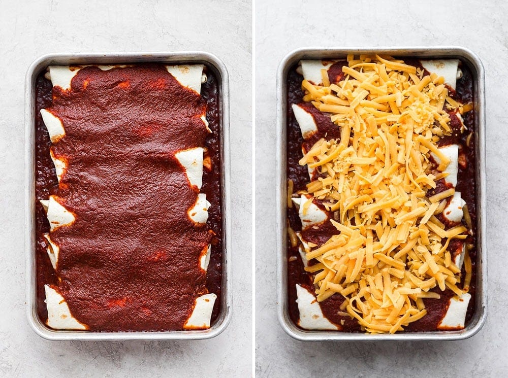 enchiladas in pan