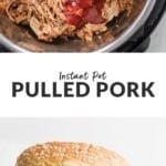 Instant pot pulled pork image.