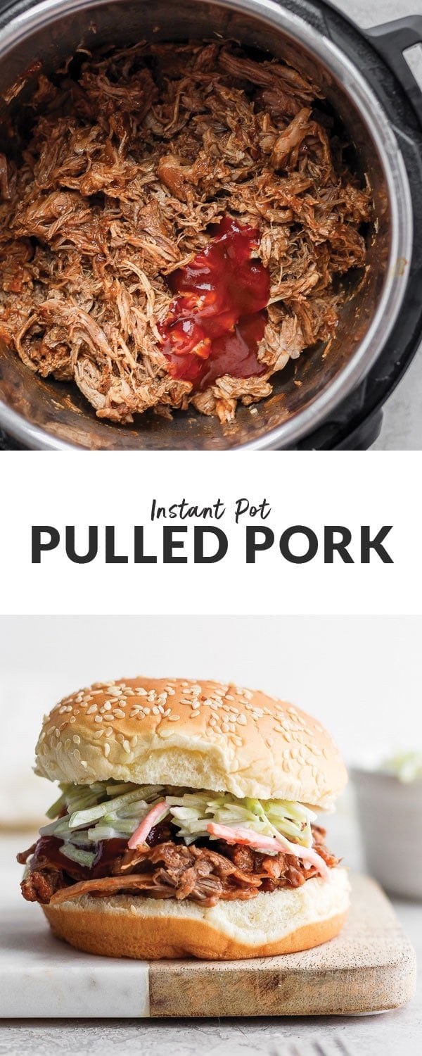 Instant Pot Pulled Pork (BBQ Pulled Pork) - Fit Foodie Finds