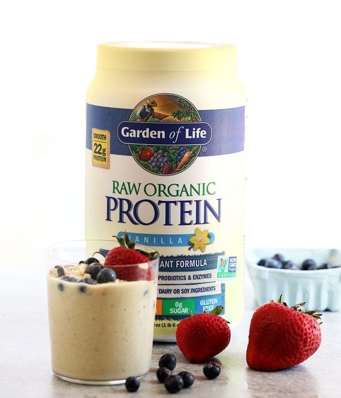 garden of life vanilla protein powder