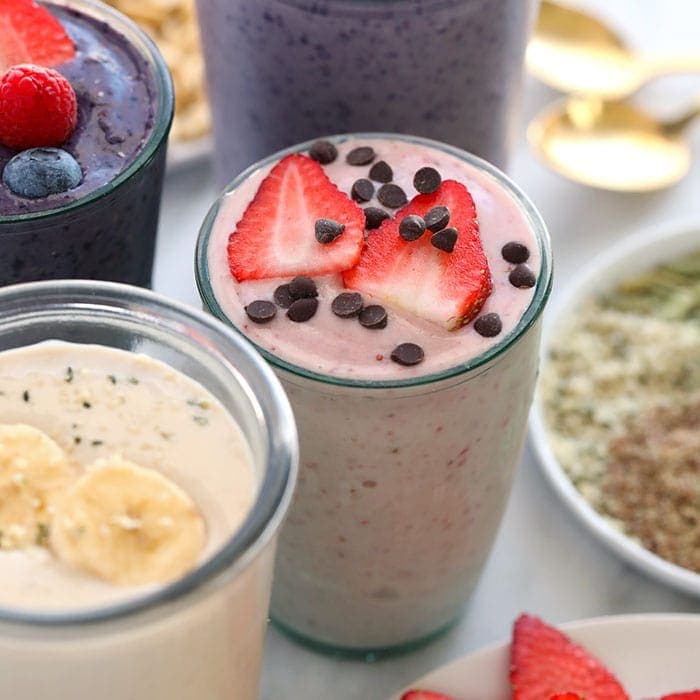 How to Make a Protein Shake (30+ flavors!) - Fit Foodie Finds