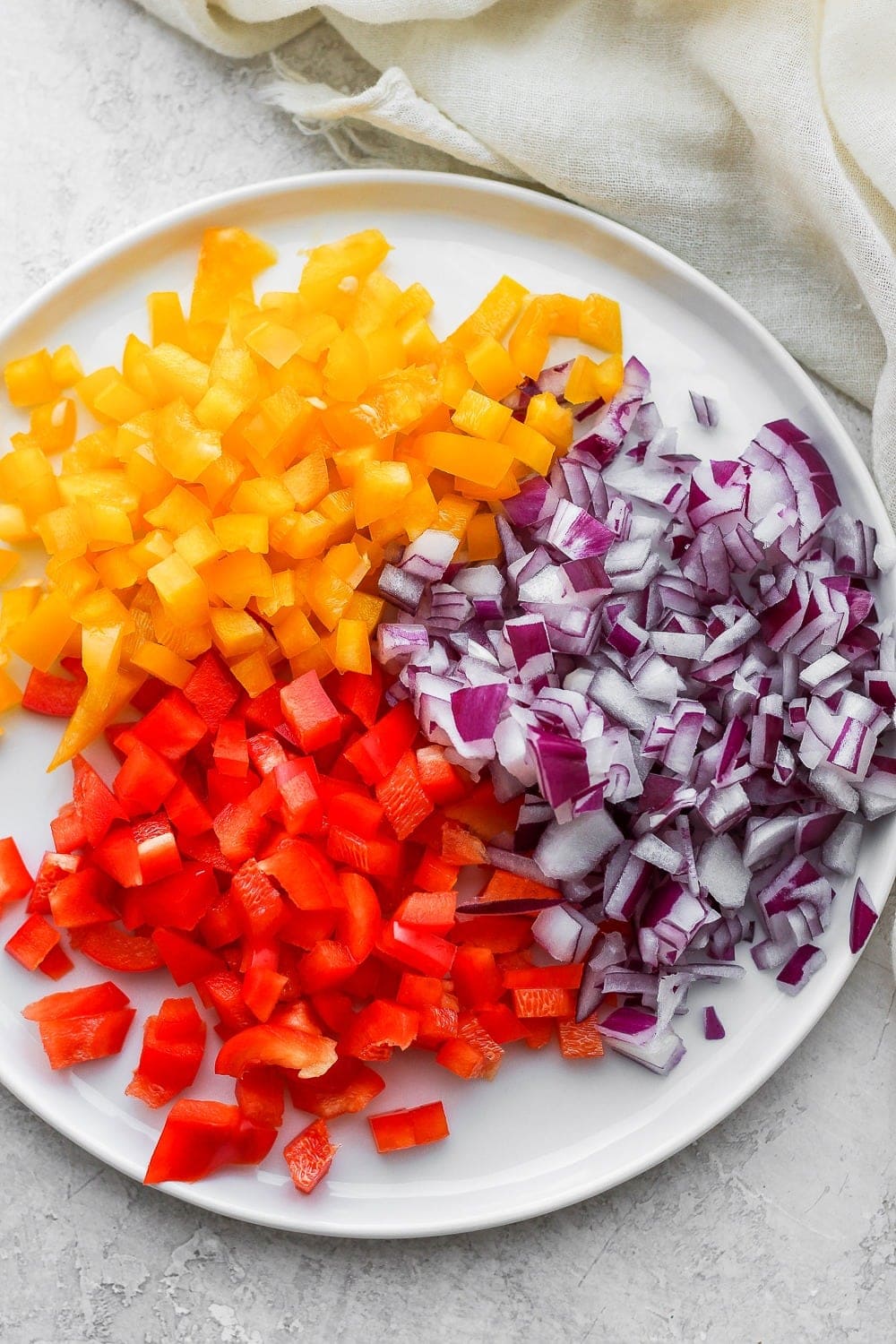 Vegetables on a plate