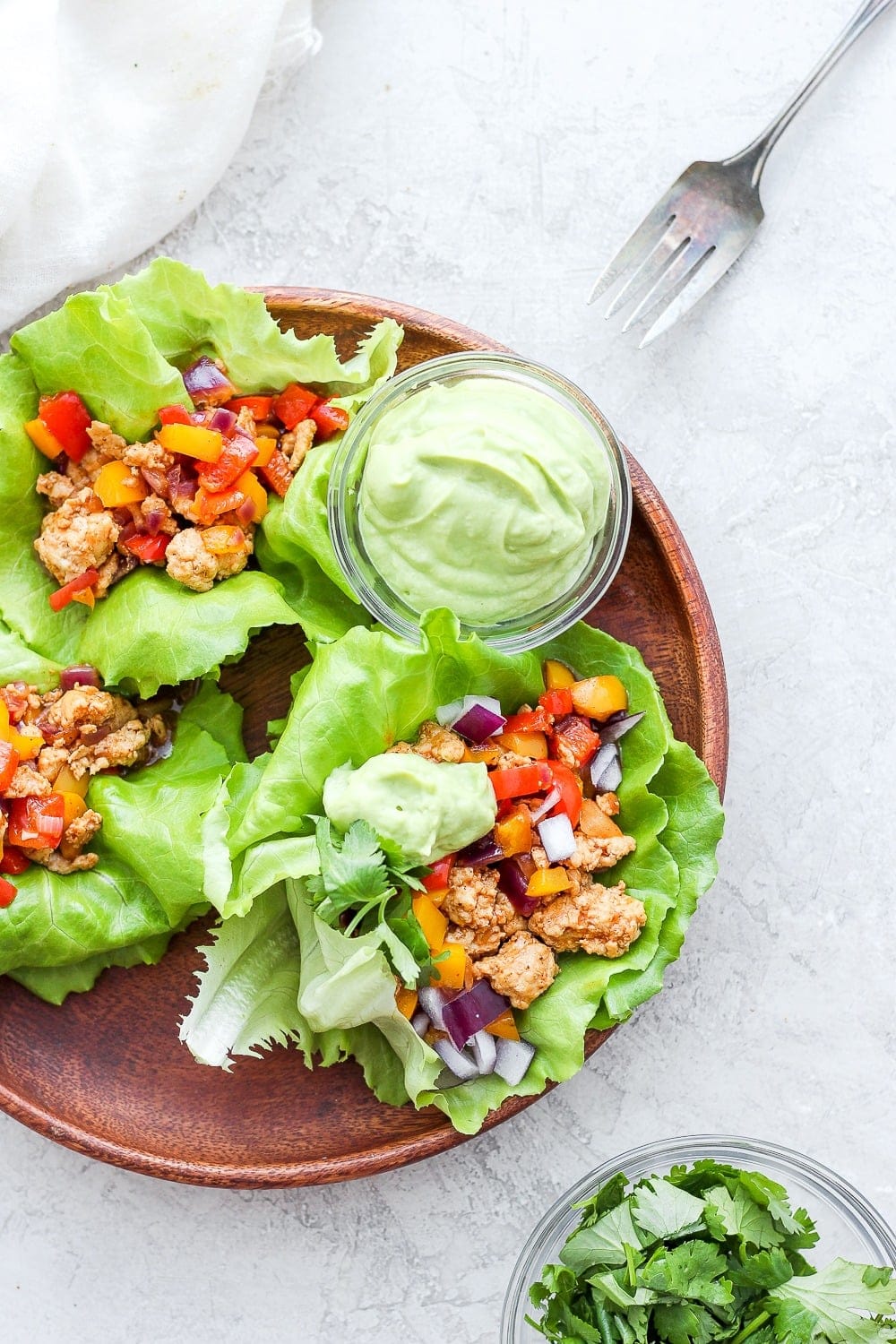 Fajita Ground Turkey Lettuce Wraps (low carb!) - Fit Foodie Finds