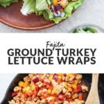 Ground turkey lettuce wraps.