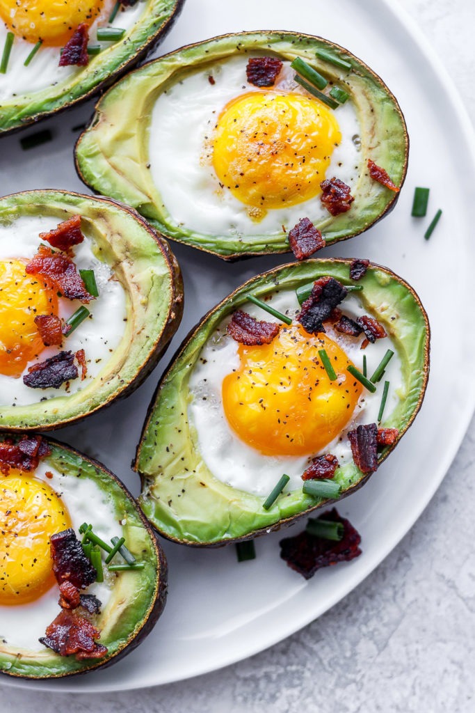 Avocado Baked Eggs (Avocado Egg Bake) - Fit Foodie Finds