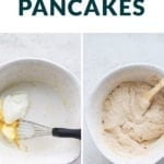 healthy lemon ricotta pancakes