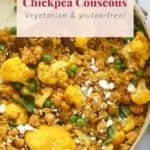 moroccan chickpea couscous skillet