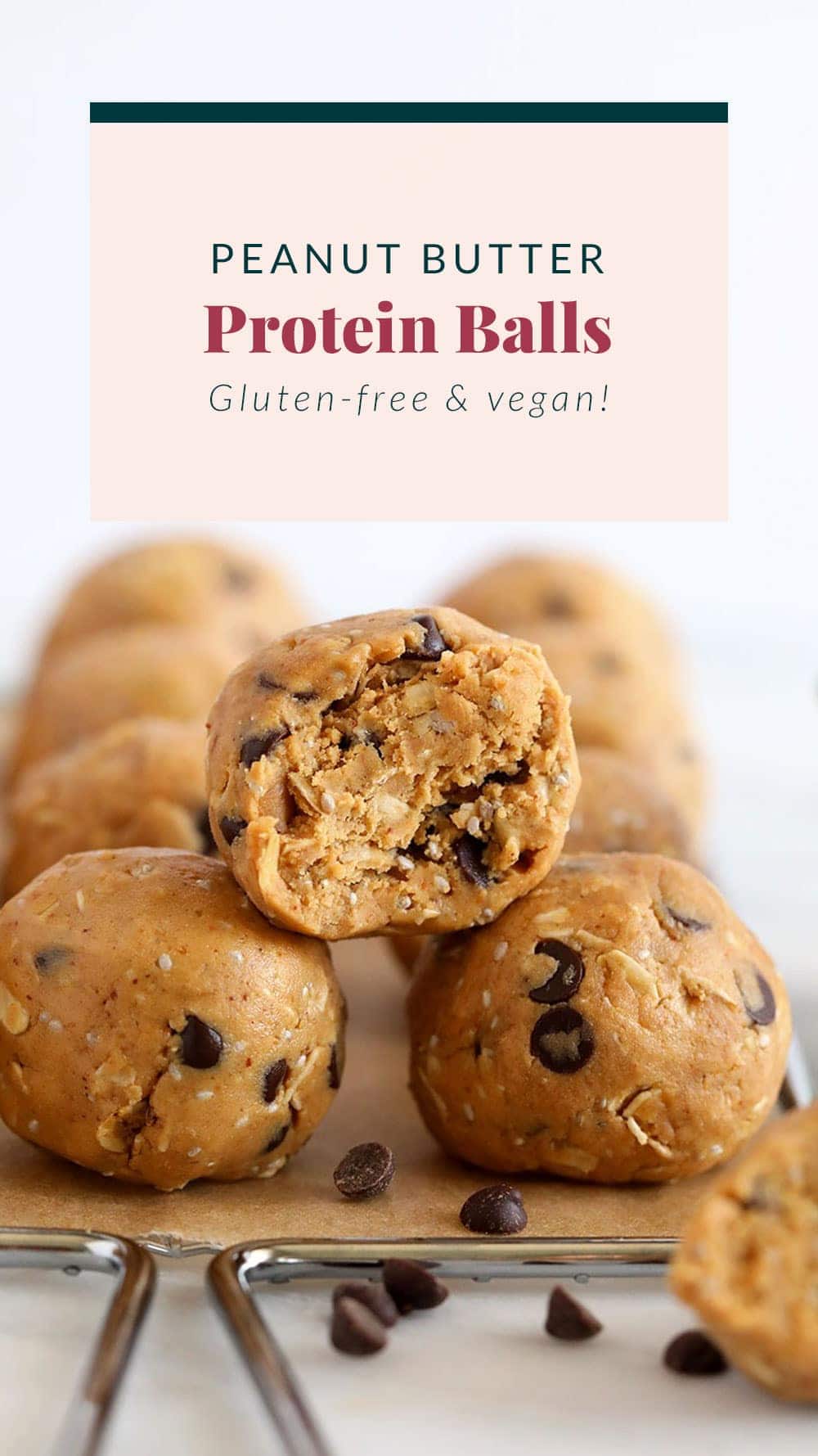 Peanut Butter Protein Balls (No Food Processor!) - Fit Foodie Finds