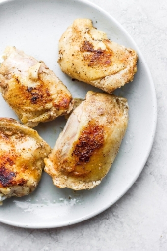 Crispy Sous Vide Chicken Thighs - Fit Foodie Finds