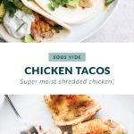 shredded chicken tacos