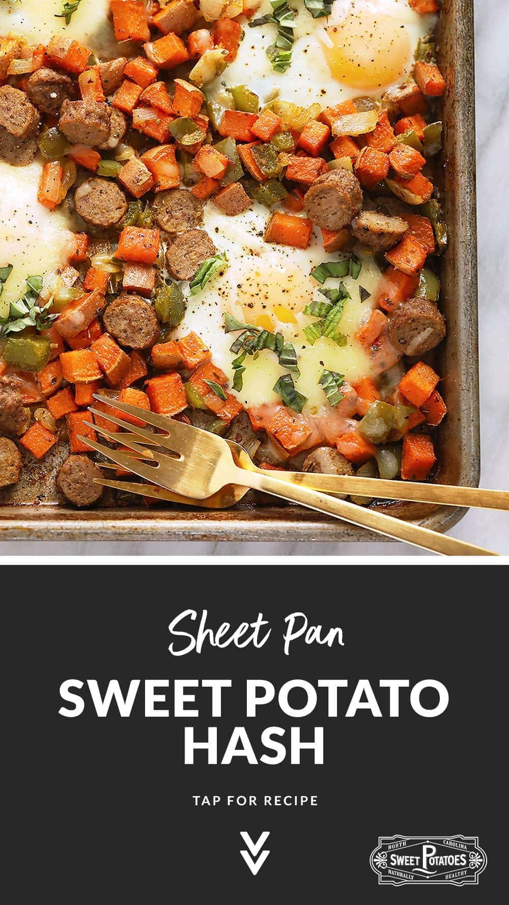 Sweet Potato Hash with Baked Eggs - Fit Foodie Finds