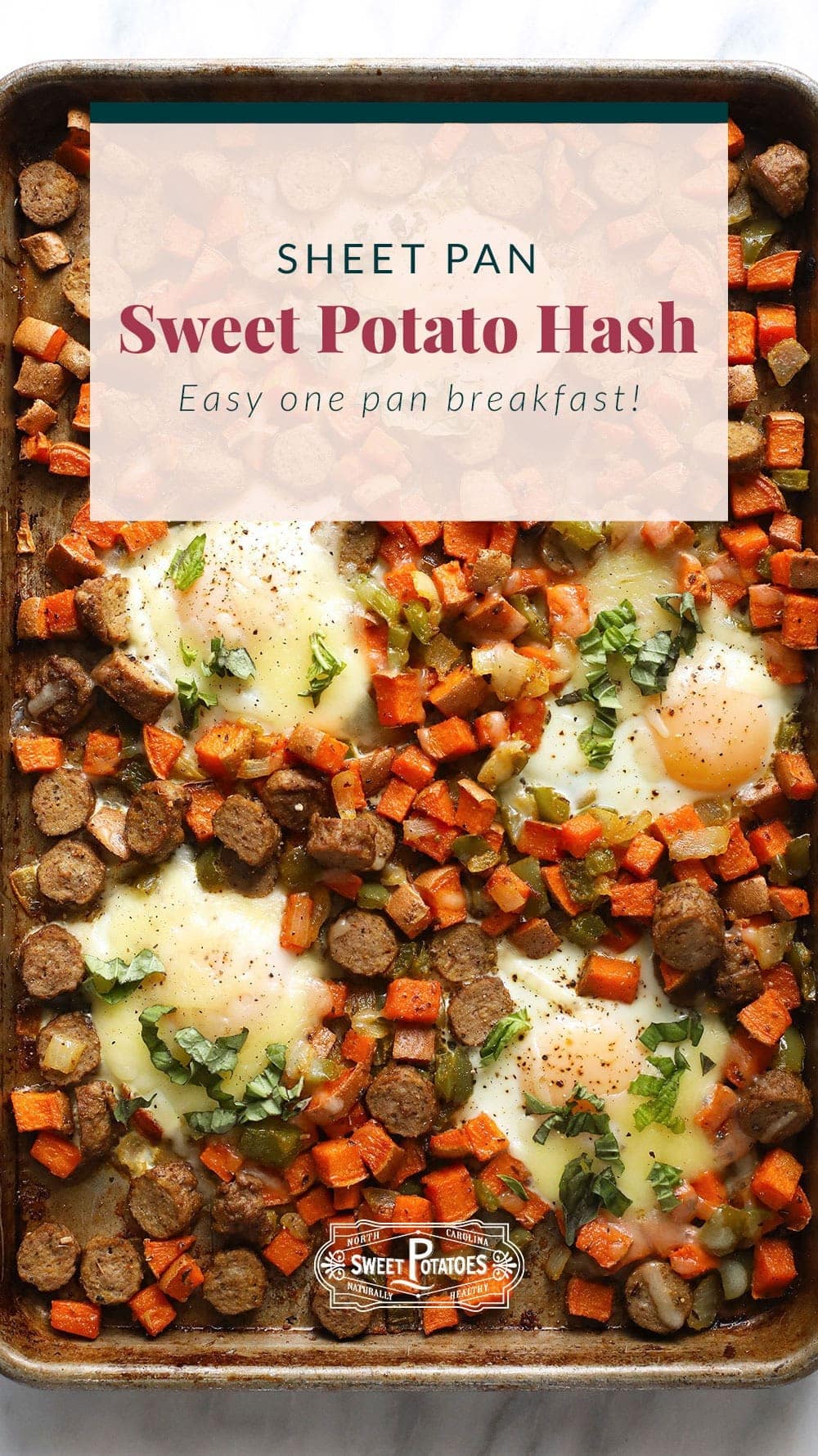 Sweet Potato Hash with Baked Eggs - Fit Foodie Finds